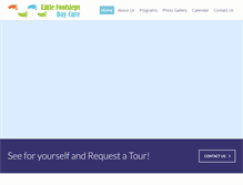 Tablet Screenshot of littlefootsteps.org